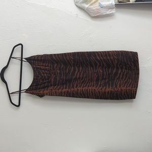 Staud Zebra Print Dress